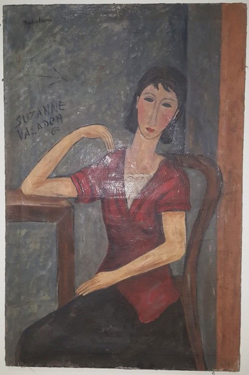 Modigliani oil on canvas signed and dated 1907, (1 of 10)
