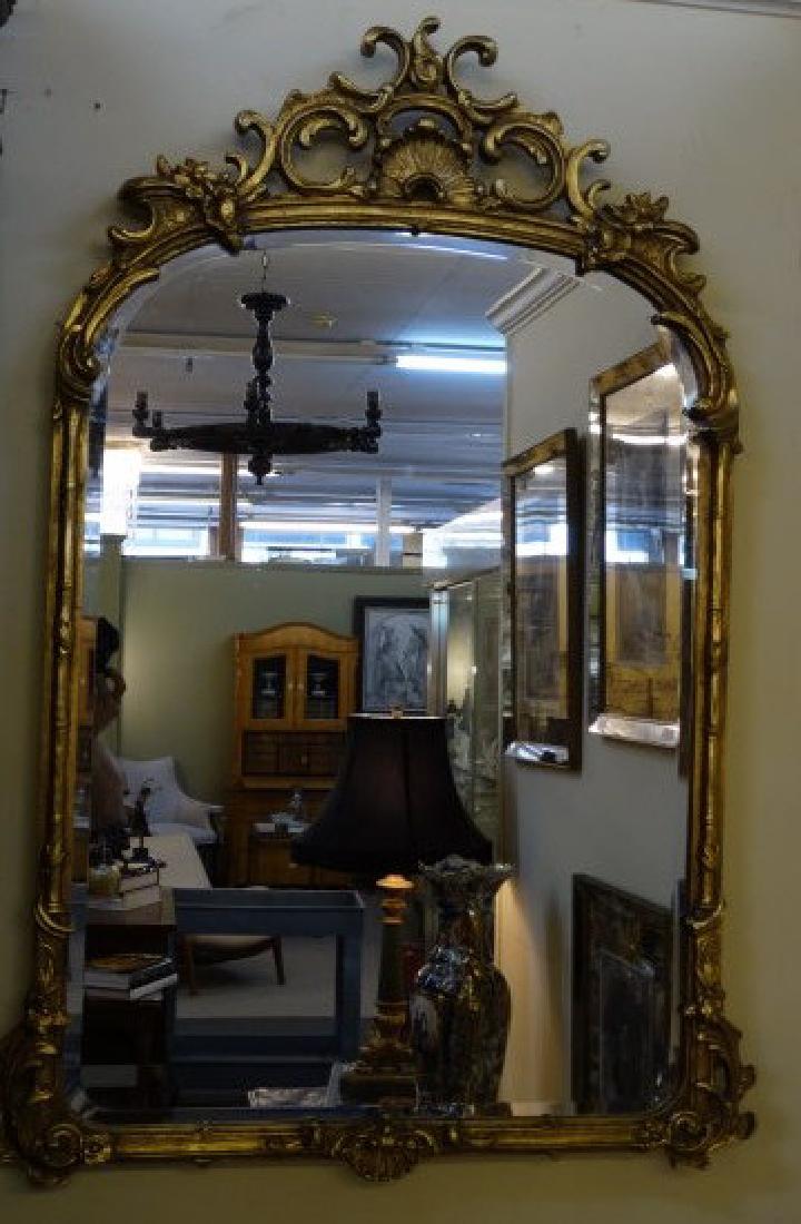 Pair of Matched Gold Gilt Antique Mirrors: Pair of Matched Gold Gilt Antique Mirrors Size : 43" x 29"