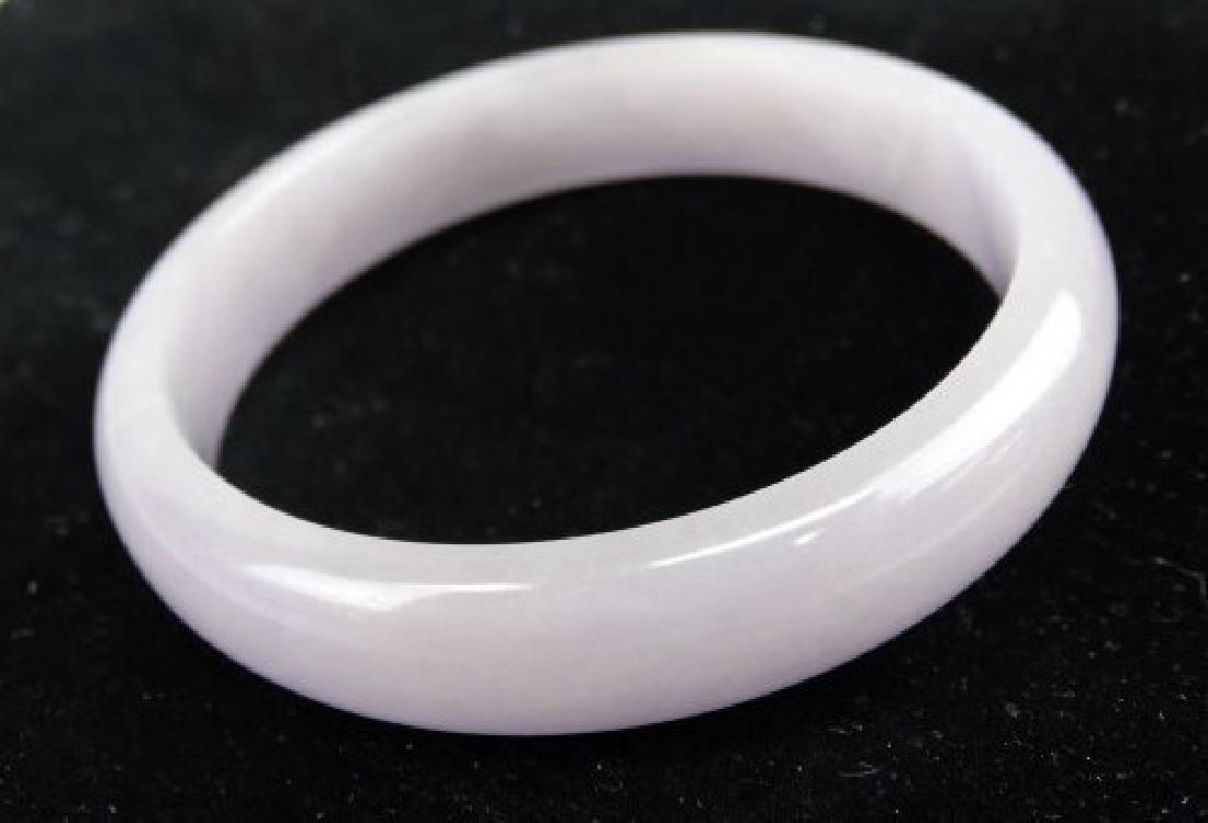 Lavender Jade Bangle (1 of 3)