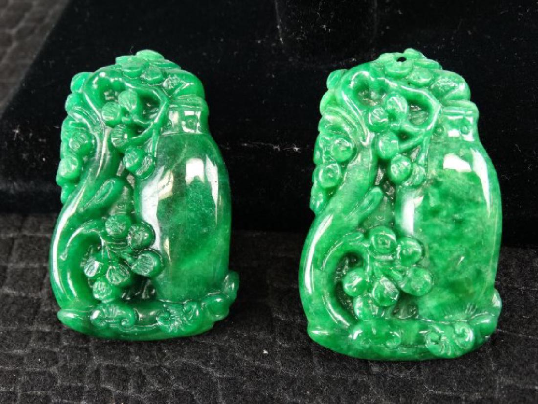 Green Hardstone Pendants (1 of 3)