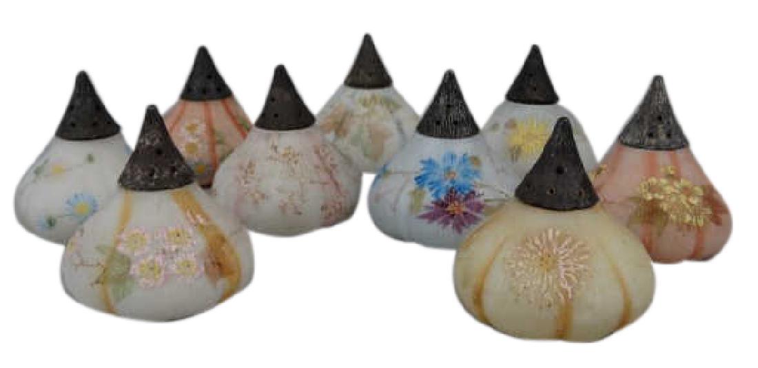 Grouping of 9 Mt. Washington Fig S&P Shakers (1 of 5)