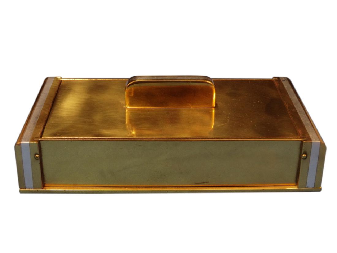 Art Deco Brass Cigarette Box (1 of 6)