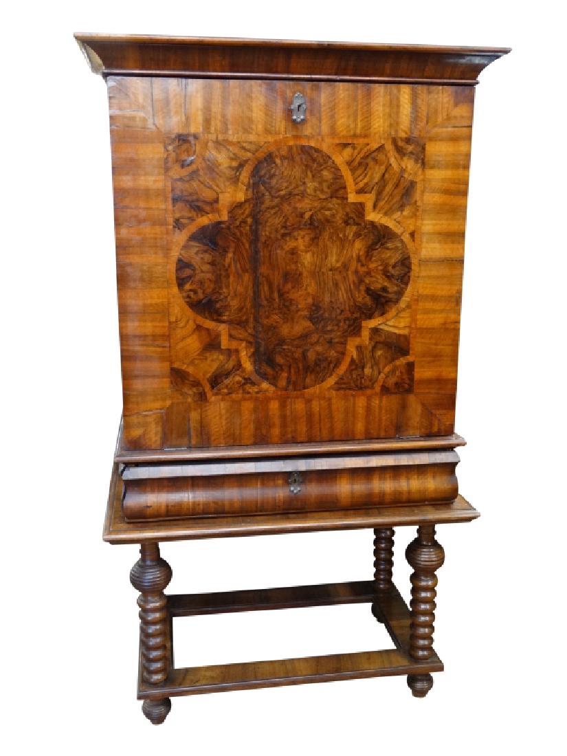 Antique French Empire Style Abattant Secretary (1 of 8)