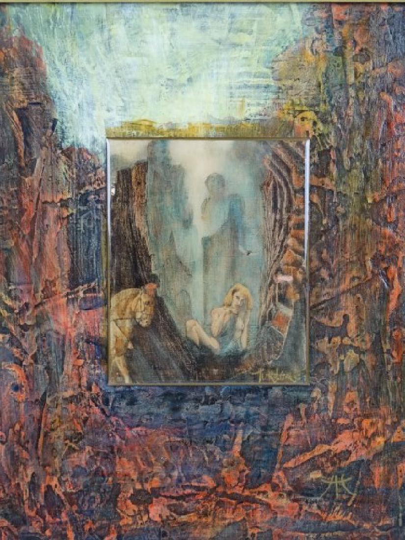 JEAN-LUC TURLURE : Mixed Media Painting (1 of 5)