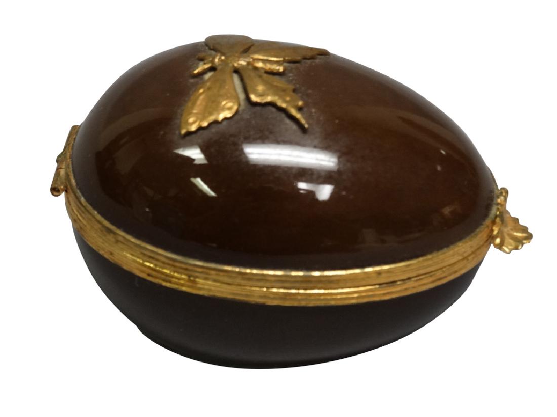 Limoges Box with Sterling Silver Perfume Bottle (1 of 6)