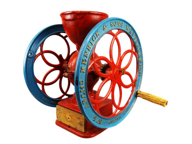 Antique Coffee Grinder - Kenrick & Sons #3 (1 of 4)