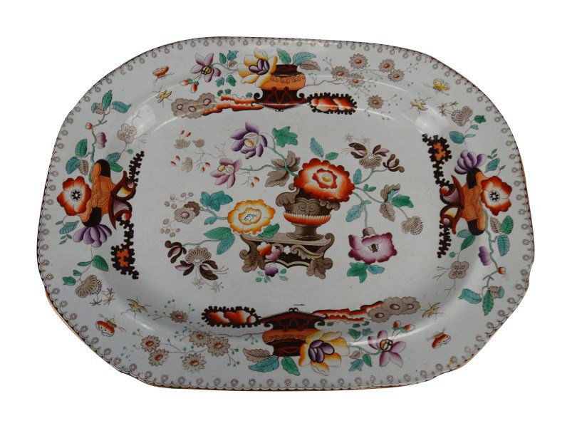 Antique English Imari Ironstone Tray (1 of 5)