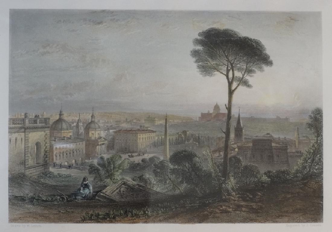 W. LEITCH : Hand Colored Lithograph (1 of 8)