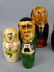Lot of 3 Russian Political Nesting Doll Sets - 4