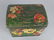 Antique Russian Lockable Tin with Pansies - 3