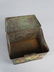 Antique Russian Lockable Tin with Pansies - 4