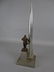 Soviet Space Race Age Rocket & Inventor Sculpture - 2