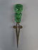 Malachite Handled Sterling Silver Letter Opener