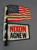 Original 1968 Nixon - Agnew Campaign Piece