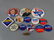 Lot of 14 Vintage Bush Presidential Buttons & Pin