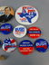 Lot of 14 Vintage Bush Presidential Buttons & Pin - 3
