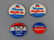Lot of 4 Original Nixon Campaign Buttons