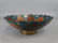 Enameled Brass Peacock Bowl
