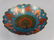 Enameled Brass Peacock Bowl - 2