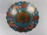 Enameled Brass Peacock Bowl - 3