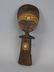 African Carved Masked Wood Fertility Idol - 2