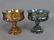 Lot of 2 Carnival Glass Compotes