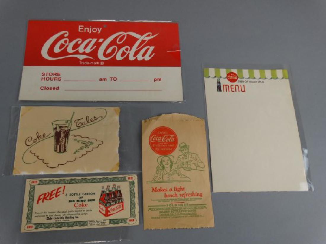 5 Pc. Lot of Old Coca Cola Ephemera (1 of 4)