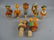 Lot of 7 German Carved & Animated Wine Stoppers