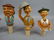 Lot of 7 German Carved & Animated Wine Stoppers - 3
