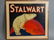 Original Fruit Crate Label - Stalwart Brand Orange