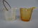 5 Cambridge Glass Bucket & Coal Scuttle Ashtrays - 3