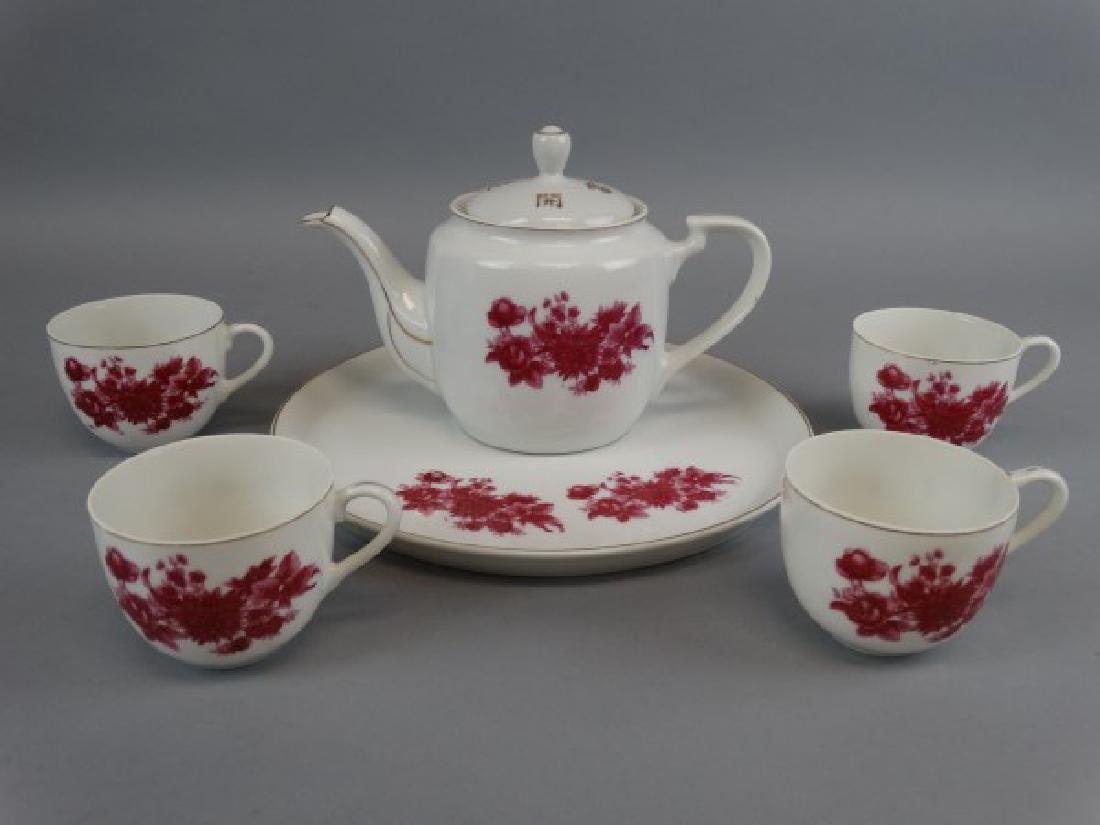 6 pc. Chinese Porcelain Tea Set (1 of 3)