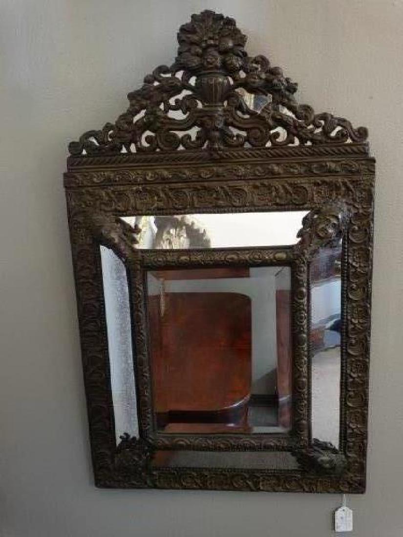 Ornate Belgian Antique Mirror (1 of 4)