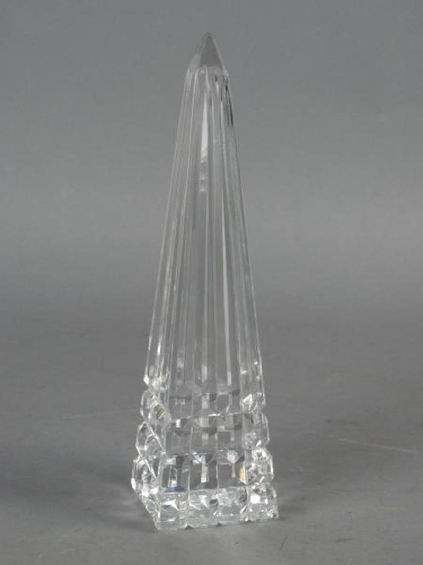 Waterford Cut Crystal Obelisk: Waterford Cut Crystal Obelisk Size : 7 5/8" H