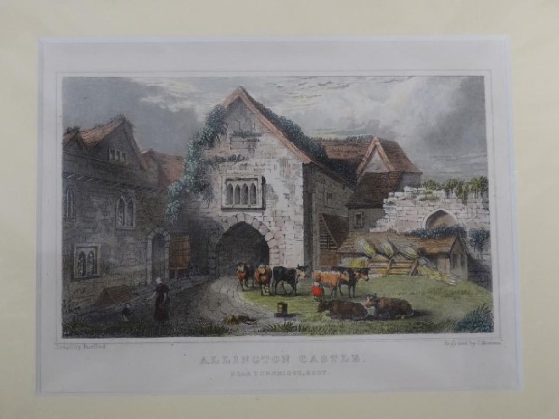 CHARLES MOTTRAM : Colored Engraving (1 of 5)