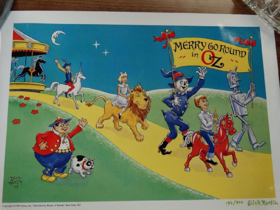 Dick Martin - Merry Go Round in Oz Signed Poster (1 of 2)