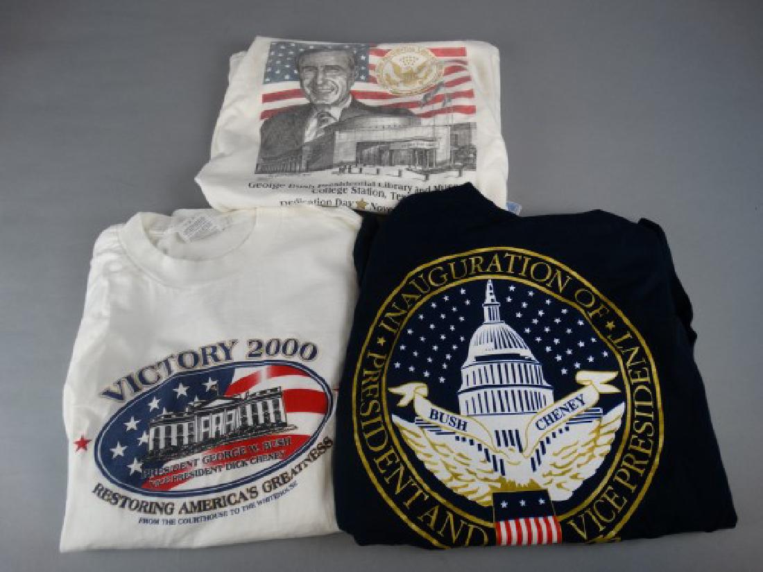 3 President George Bush T-Shirts (1 of 1)