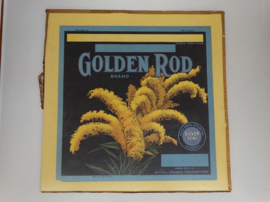 Original Fruit Crate Label - Golden Rod Brand (1 of 1)
