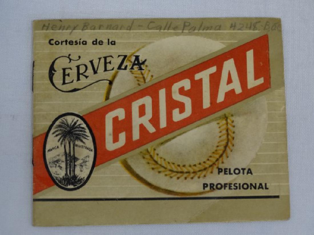 Vintage 1956 Cuban Baseball Guide (1 of 2)