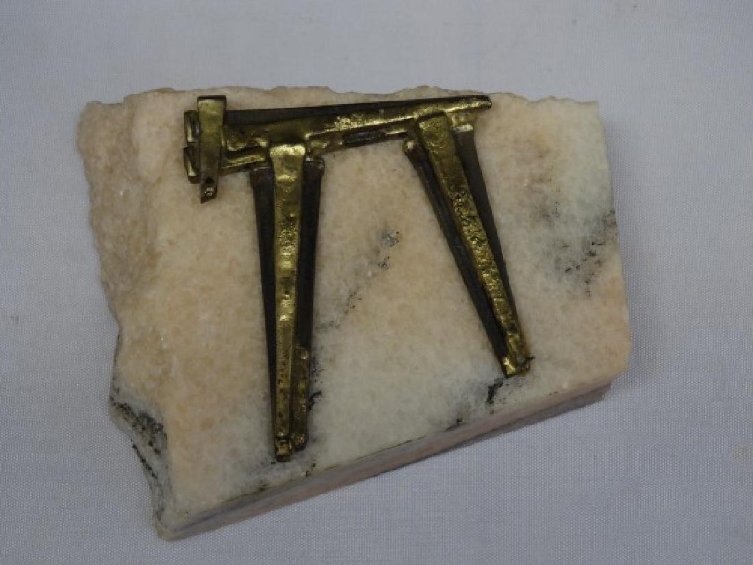 Ted Cooper Oil Derek Sculpture on Marble (1 of 1)