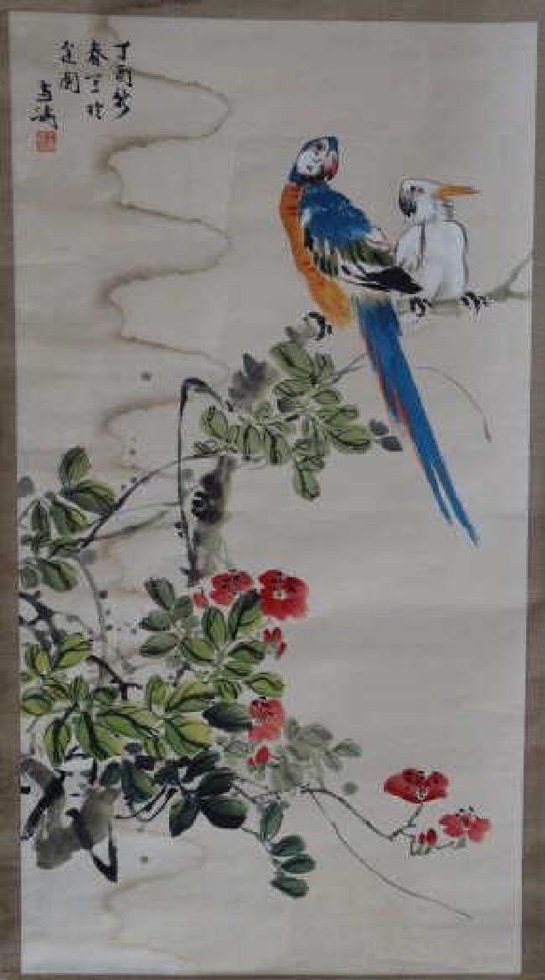 Chinese Scroll Painting - Birds (1 of 4)
