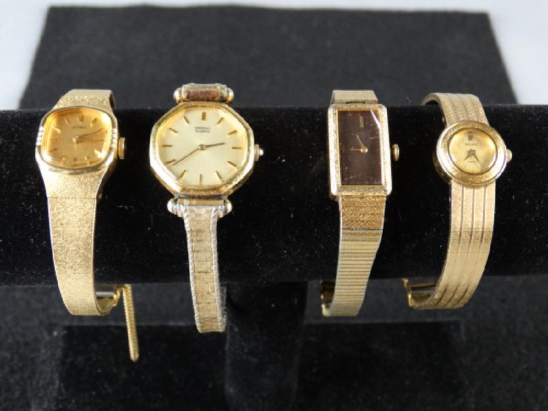 Lot Of 4 Vintage Seiko Ladies Watches