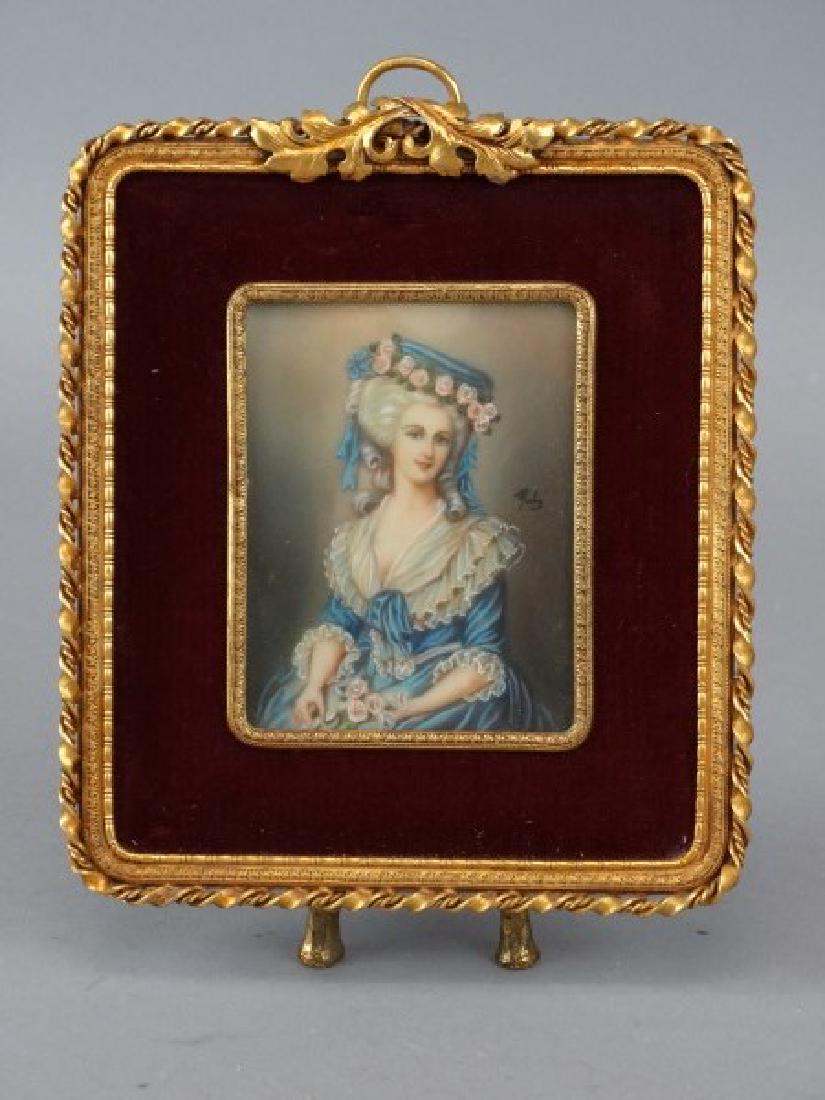 Portrait Miniature signed RICHY (1 of 5)