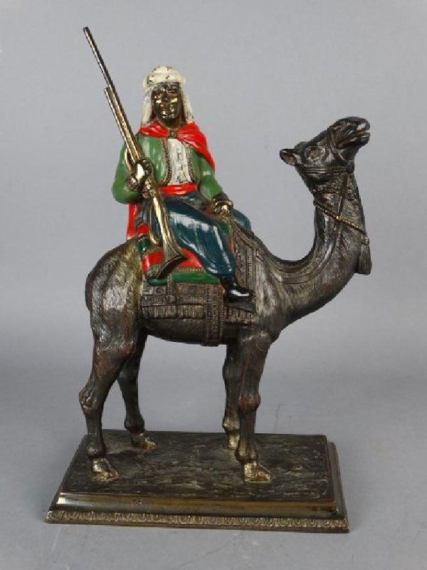 Cold Painted Vienna Bronze Arabian Figure (1 of 5)