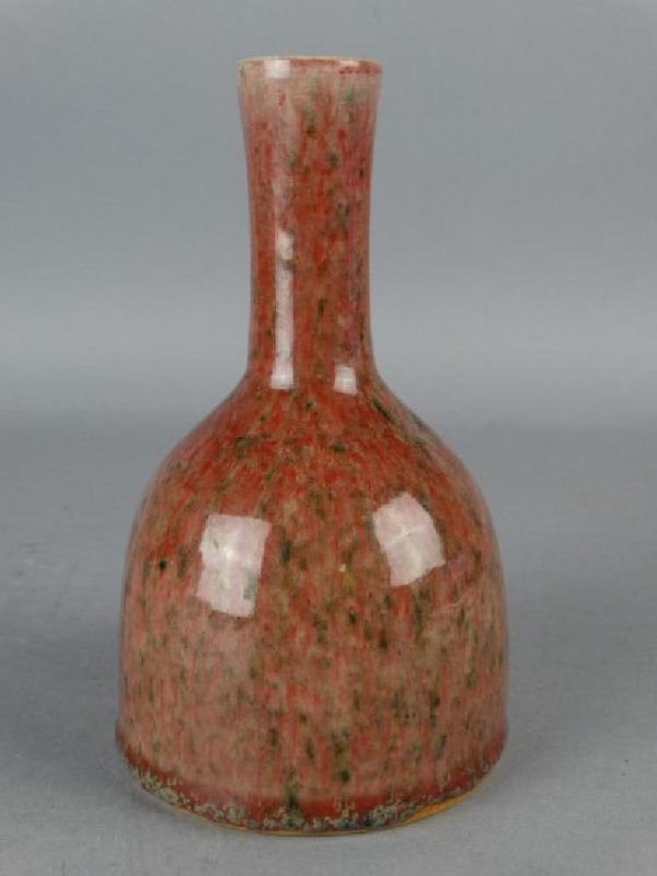 Chinese Peachbloom Glazed Vase (1 of 4)