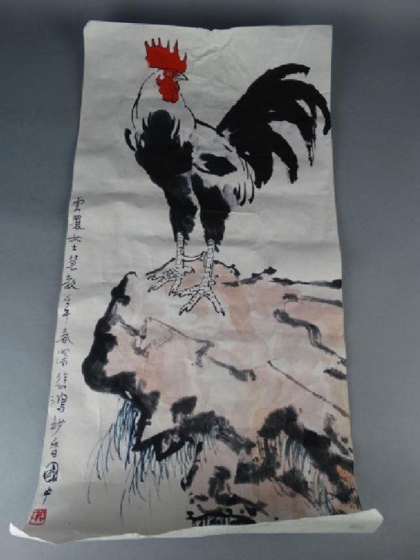 Chinese Print - Rooster (1 of 4)