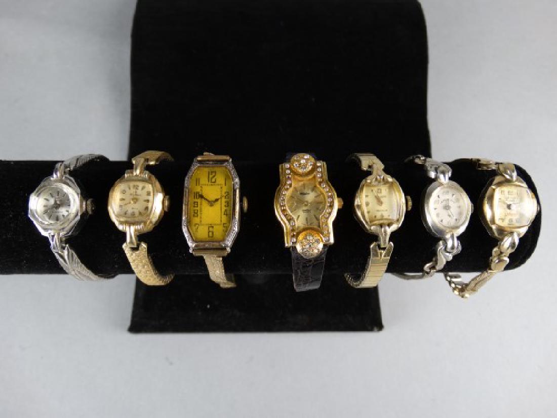 Lot of 7 Ladies Vintage Wristwatches (1 of 3)