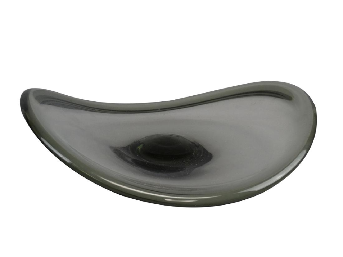 Holmegaard Art Glass Console Bowl: Holmegaard Art Glass Console Bowl Size : 14.5" Dia