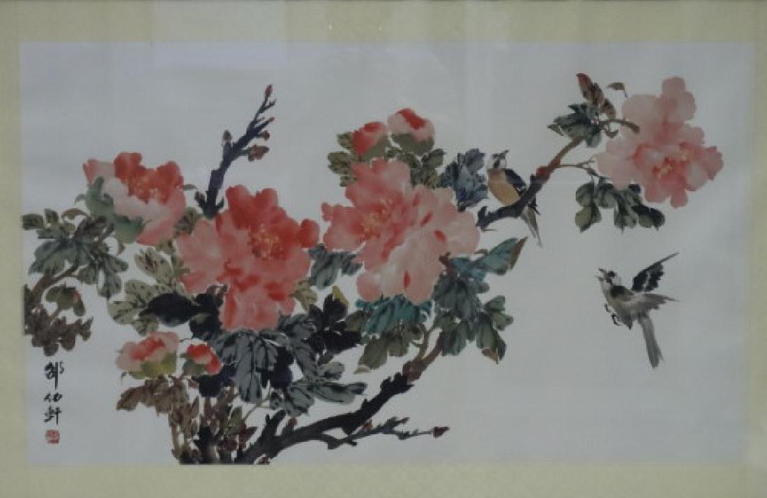 Framed Chinese Print - Flowers (1 of 5)