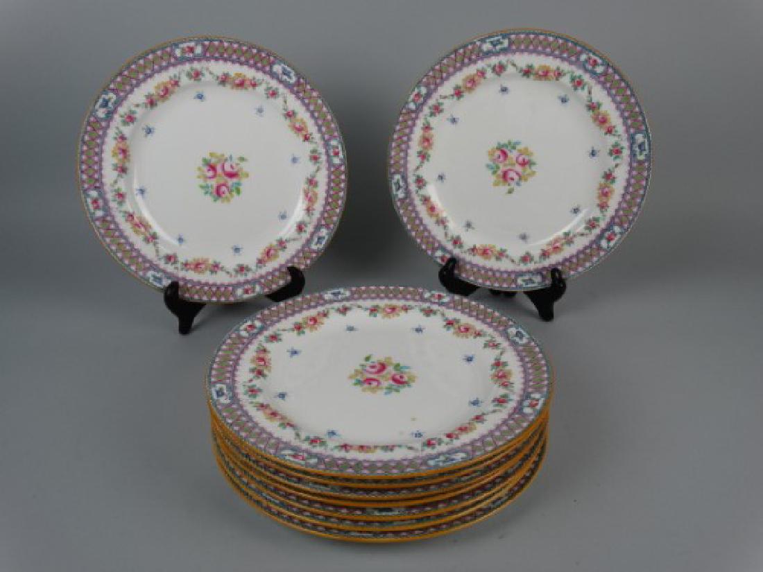 9 pcs. Antique Minton Plates for Ovincton Brothers: 9 pcs. Antique Minton Plates for Ovincton Brothers from early 1900's. Pattern identified as B816. Size : 9" Dia